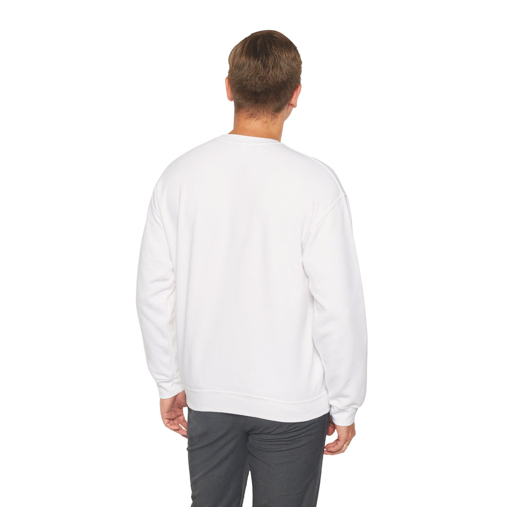 "Overcomer" Cross Graphic Crewneck – Unisex Minimalist Faith Pullover