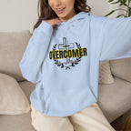 Overcomer Cross Hoodie – Faith-Based Christian Pullover