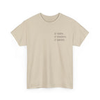 Black Text-Pattern T-Shirt — Seen Known Saved Christian Typography Graphic Tee