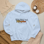 Seek First the Kingdom Hoodie – Christian Faith Scripture Sweatshirt (Matthew 6:33)