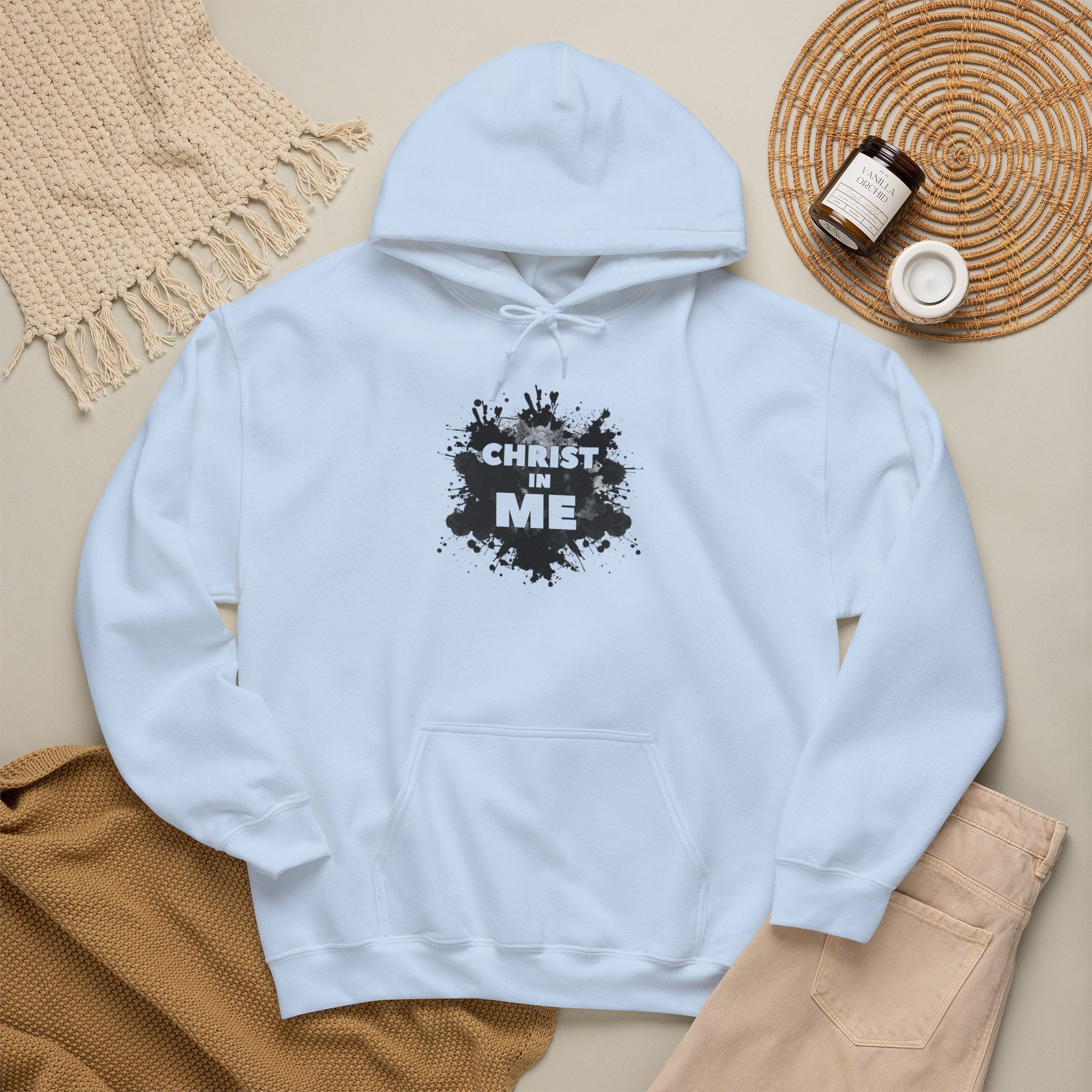 Christ in Me Hoodie — Christian Faith Graphic Pullover