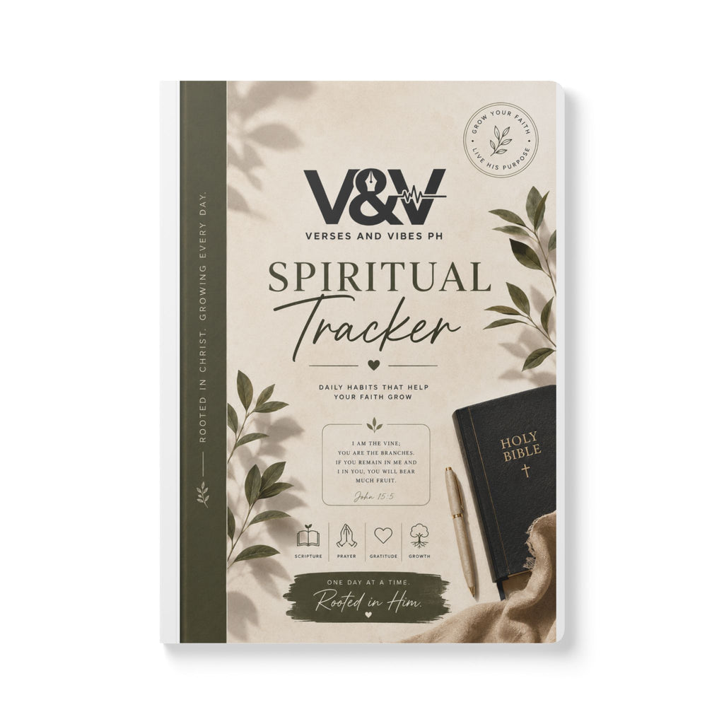 Spiritual Tracker Journal — Guided Daily Faith & Bible Study Notebook