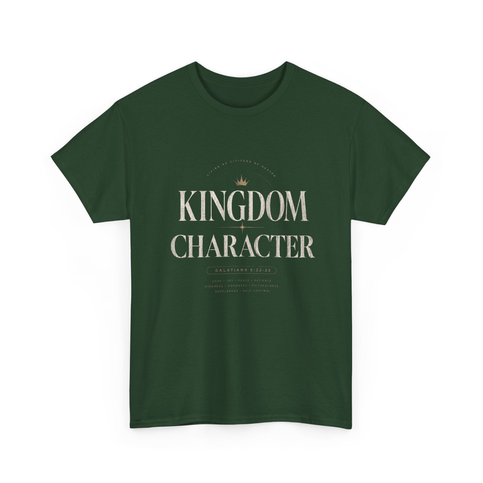 Kingdom Character T-Shirt — Minimalist Faith Graphic Tee