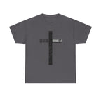 Christian Cross T-Shirt — "Salvation Romans 5:8" Faith Tee