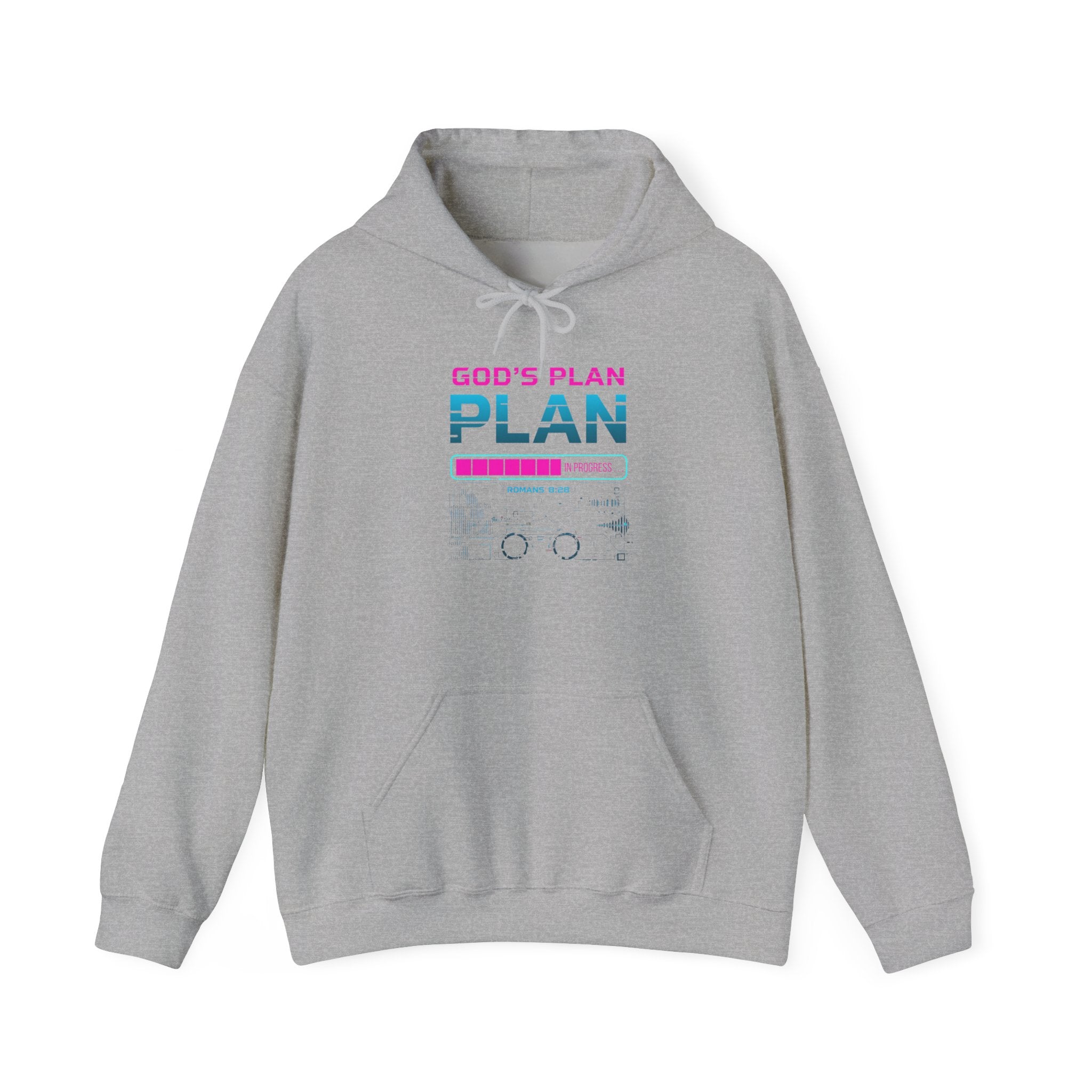God's Plan Hoodie — Faith-Inspired Retro Graphic Sweatshirt