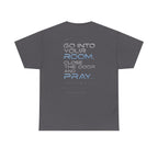 Christian 'Offline' Tee — Back Print: "Go Into Your Room, Close the Door and Pray"