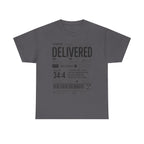 Delivered Graphic Tee — Inspirational Psalm 34:4 Christian T-Shirt