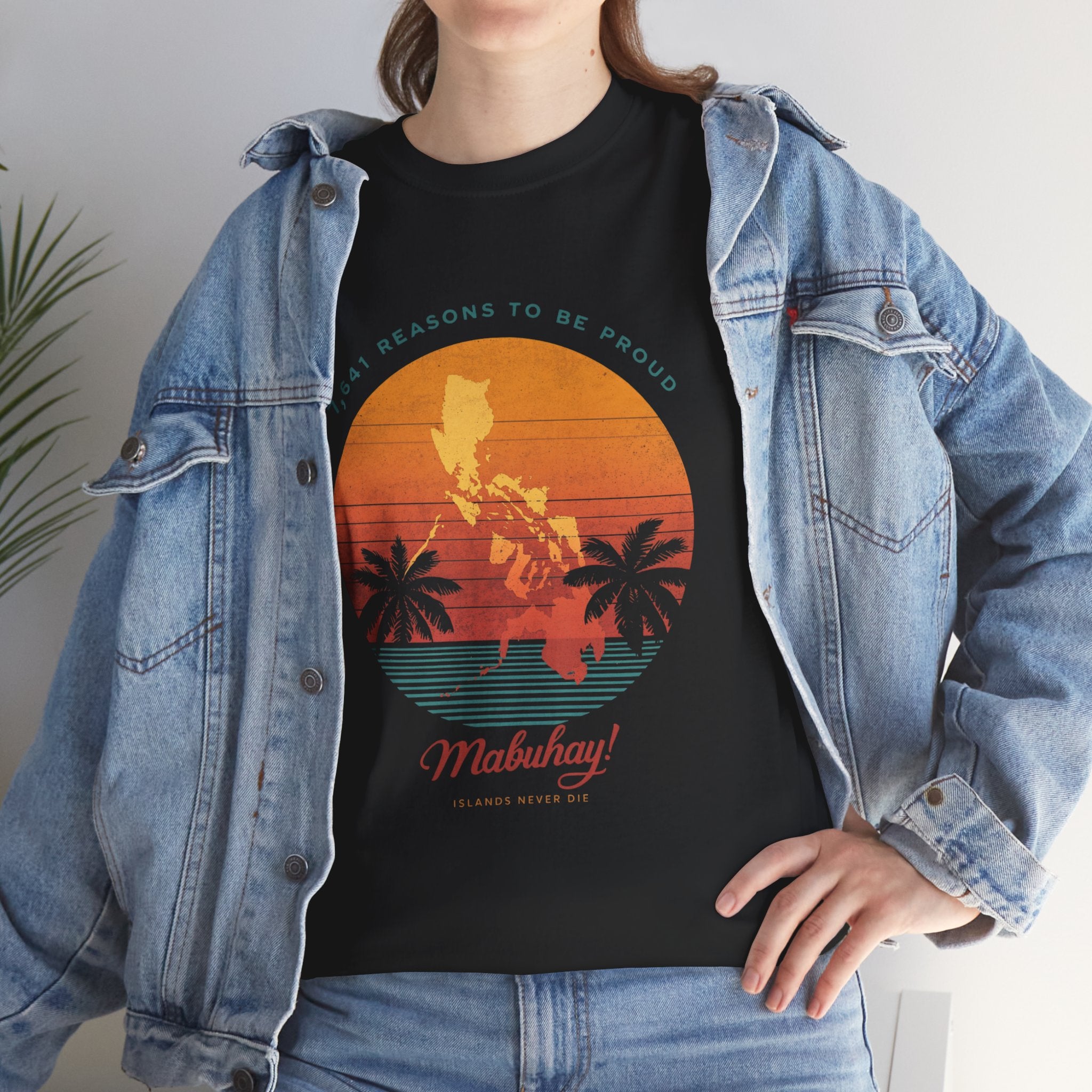 T-Shirt - 'Mabuhay' Tropical Sunset Philippines Pride Tee