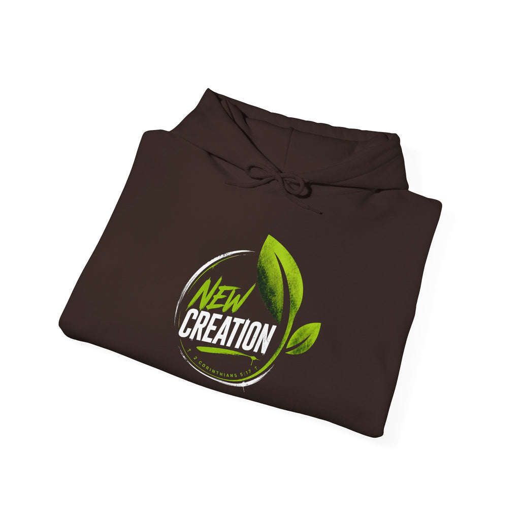 New Creation Hoodie - Christian Faith Renewal Graphic Sweatshirt
