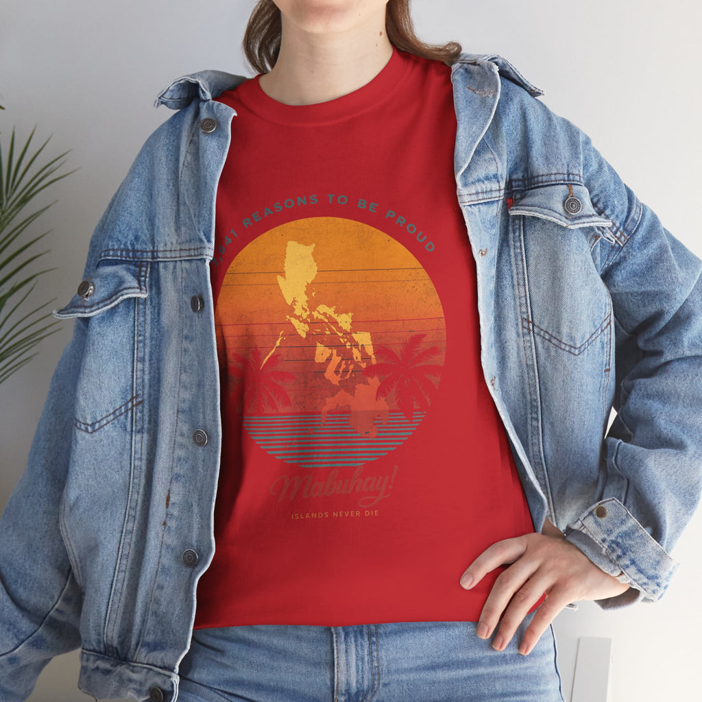 T-Shirt - 'Mabuhay' Tropical Sunset Philippines Pride Tee