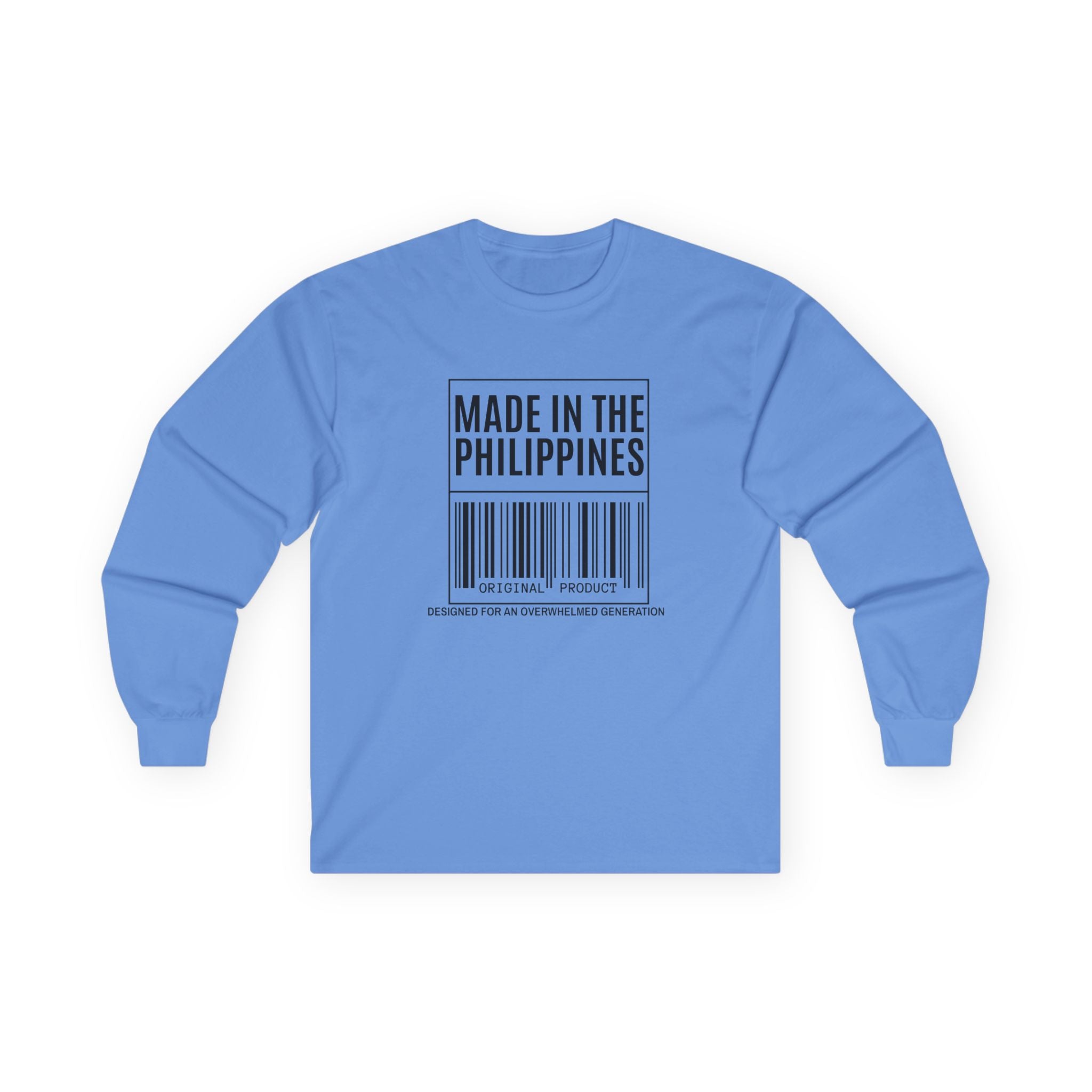 Made in the Philippines Long Sleeve Tee — Barcode Pride Shirt