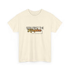 Seek First the Kingdom Tee — Christian Faith Graphic T-Shirt (Matthew 6:33)