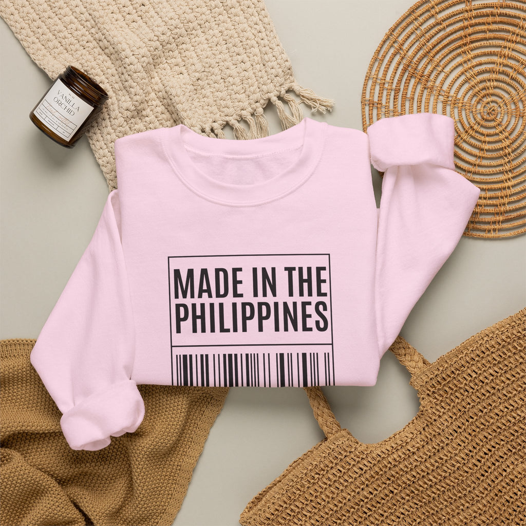 Made in the Philippines Sweatshirt — Barcode Pride Crewneck