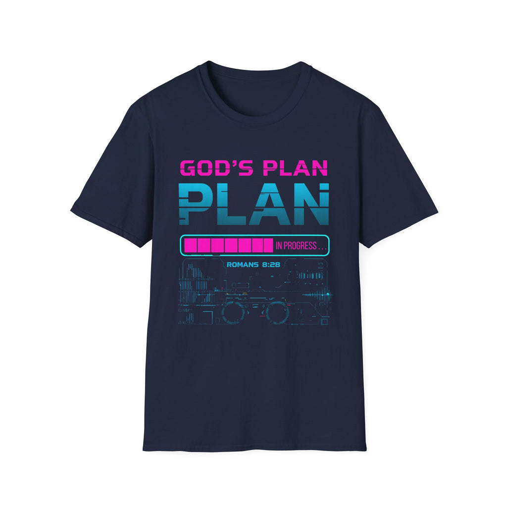God's Plan 'In Progress' T-Shirt — Christian Faith Graphic Tee