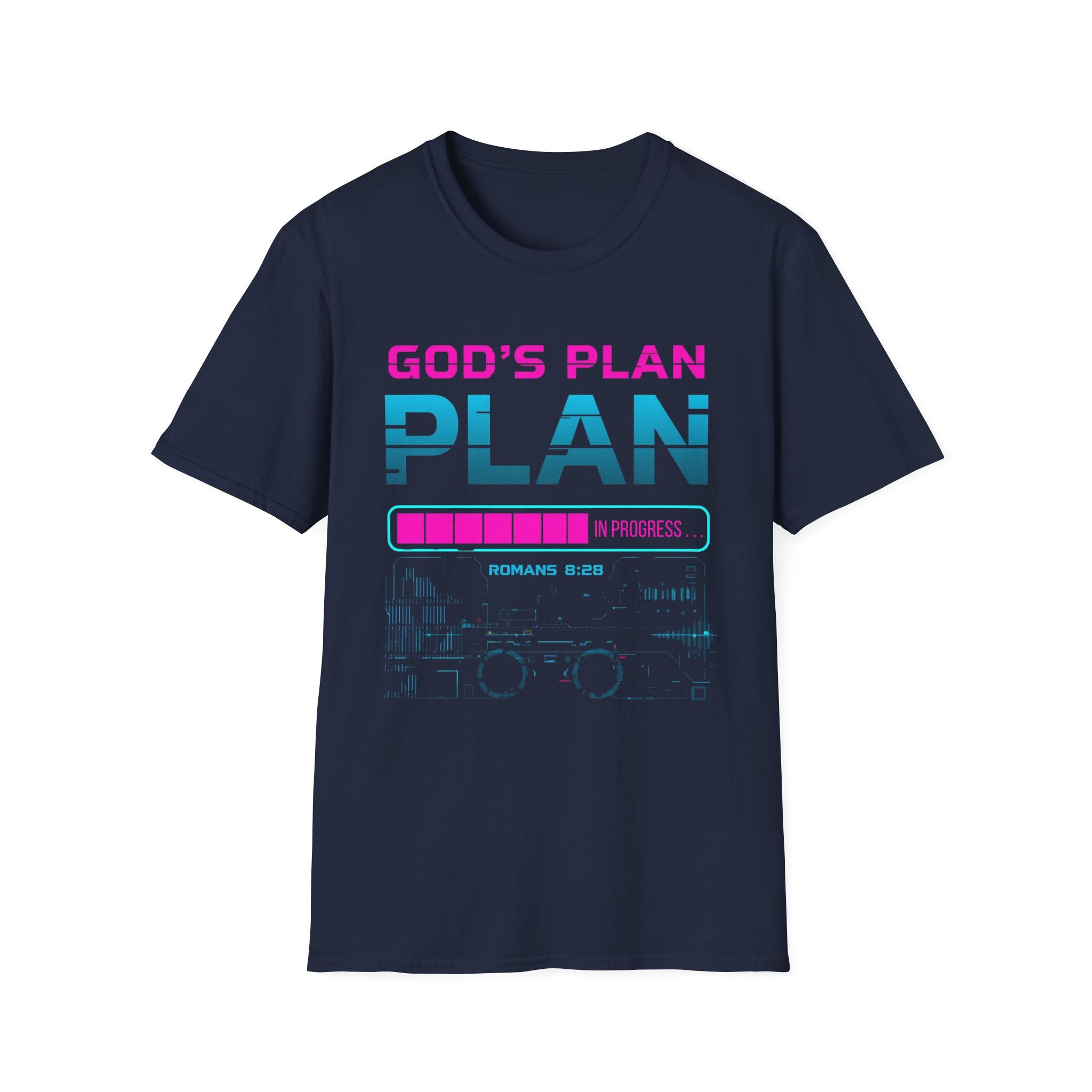 God's Plan 'In Progress' T-Shirt — Christian Faith Graphic Tee