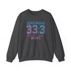 Christian Crewneck Sweatshirt "Heaven Has WiFi" Jeremiah 33:3 Pullover, Faith Graphic Sweatshirt, Religious Apparel