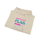 God's Plan Hoodie — Faith-Inspired Retro Graphic Sweatshirt