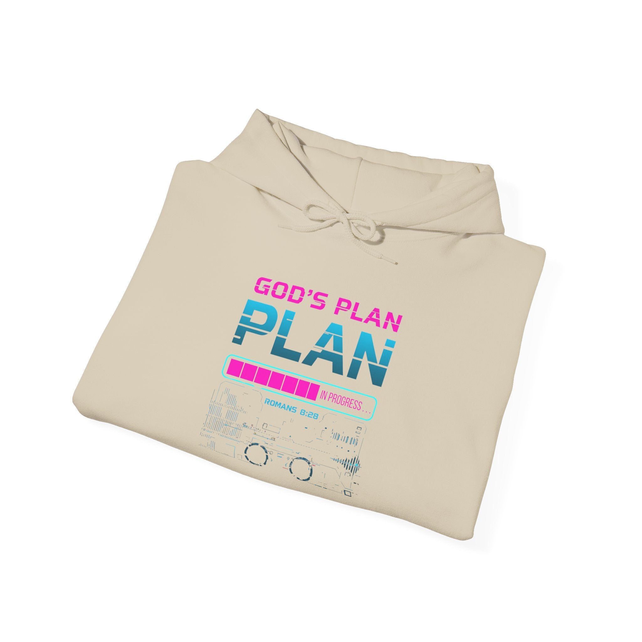 God's Plan Hoodie — Faith-Inspired Retro Graphic Sweatshirt