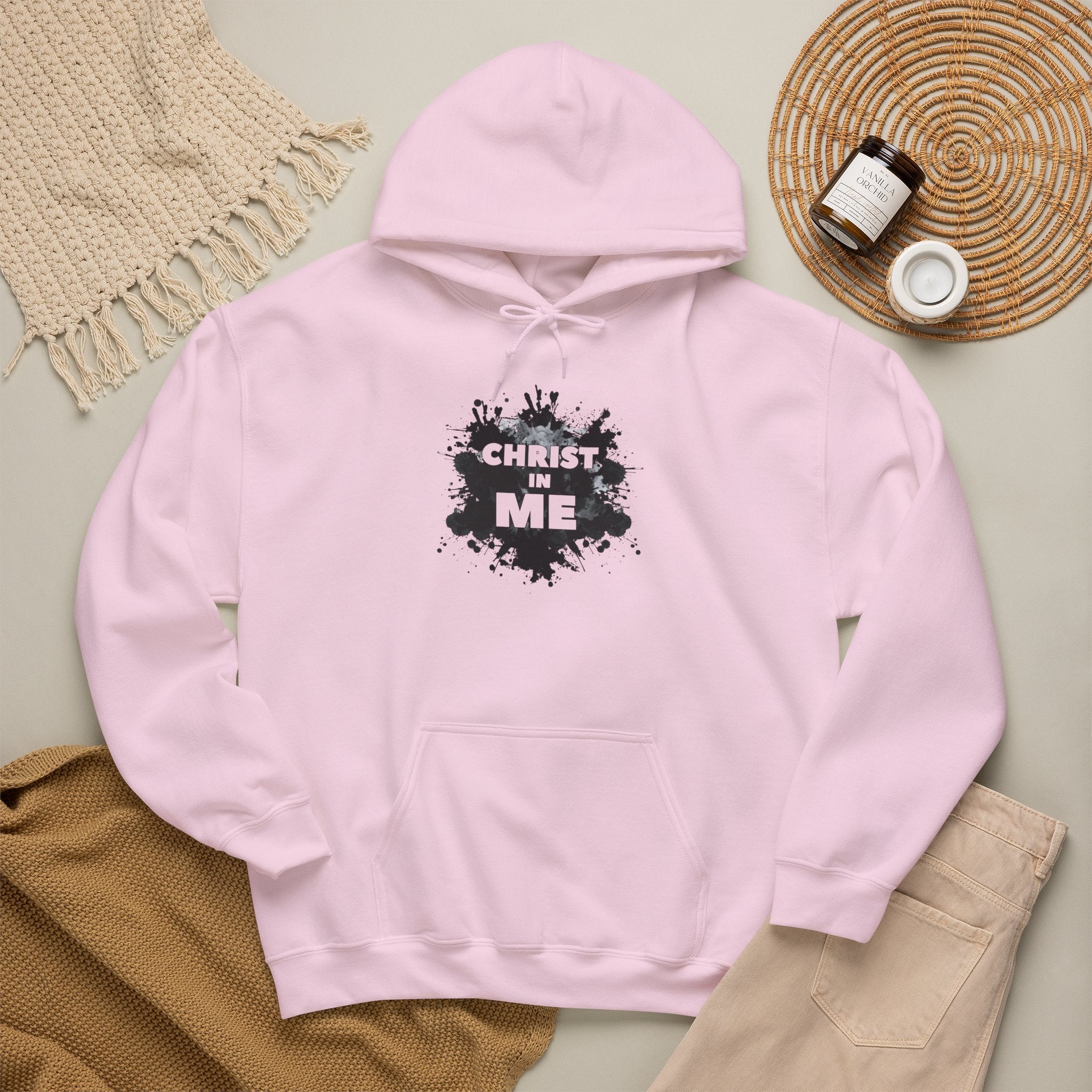 Christ in Me Hoodie — Christian Faith Graphic Pullover