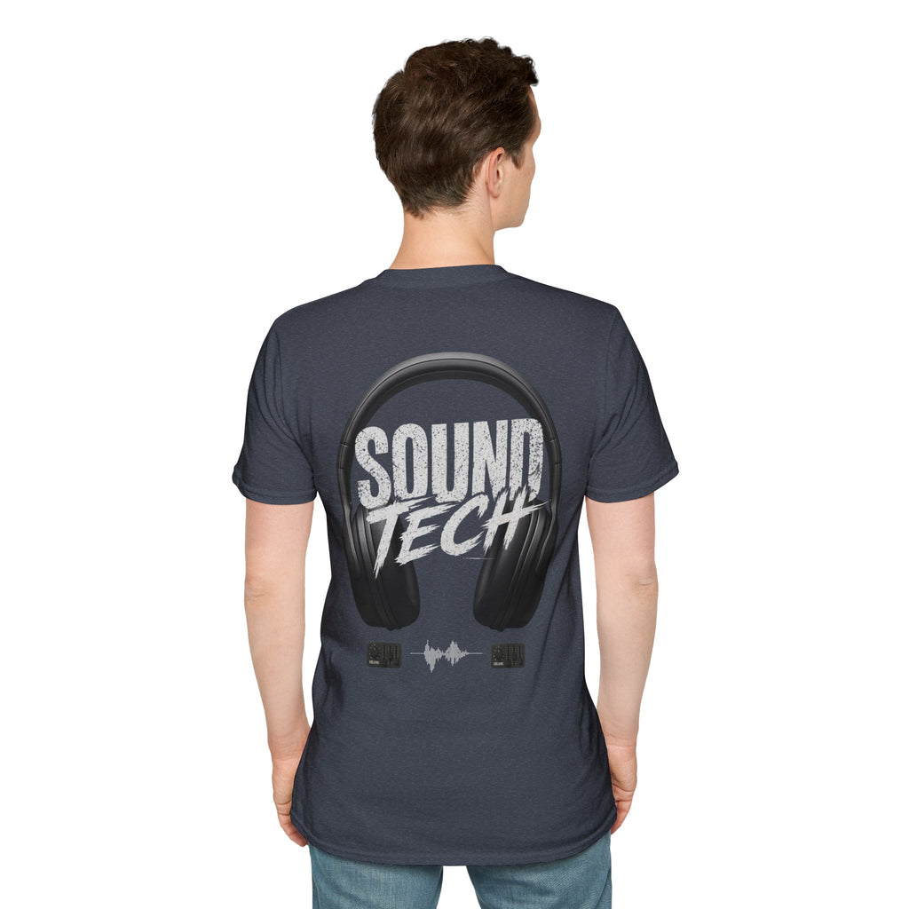 Sound Tech T‑Shirt — Minimalist Crew Neck Tee