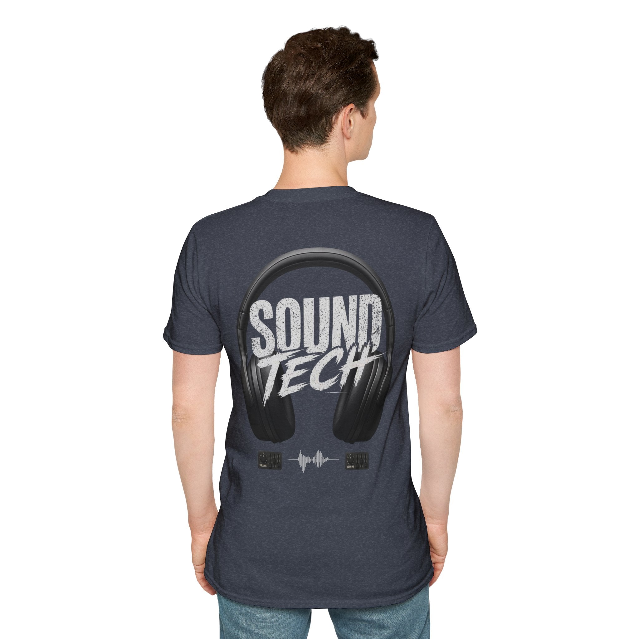 Sound Tech T‑Shirt — Minimalist Crew Neck Tee