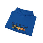 Seek First the Kingdom Hoodie – Christian Faith Scripture Sweatshirt (Matthew 6:33)