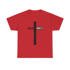 Christian Cross T-Shirt — "Salvation Romans 5:8" Faith Tee