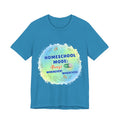 Homeschool Mode Tee — "Always On" Watercolor Kids & Parent Homeschool Shirt
