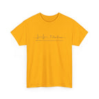 Faith Heartbeat T‑Shirt — I Surrender Script Christian Tee