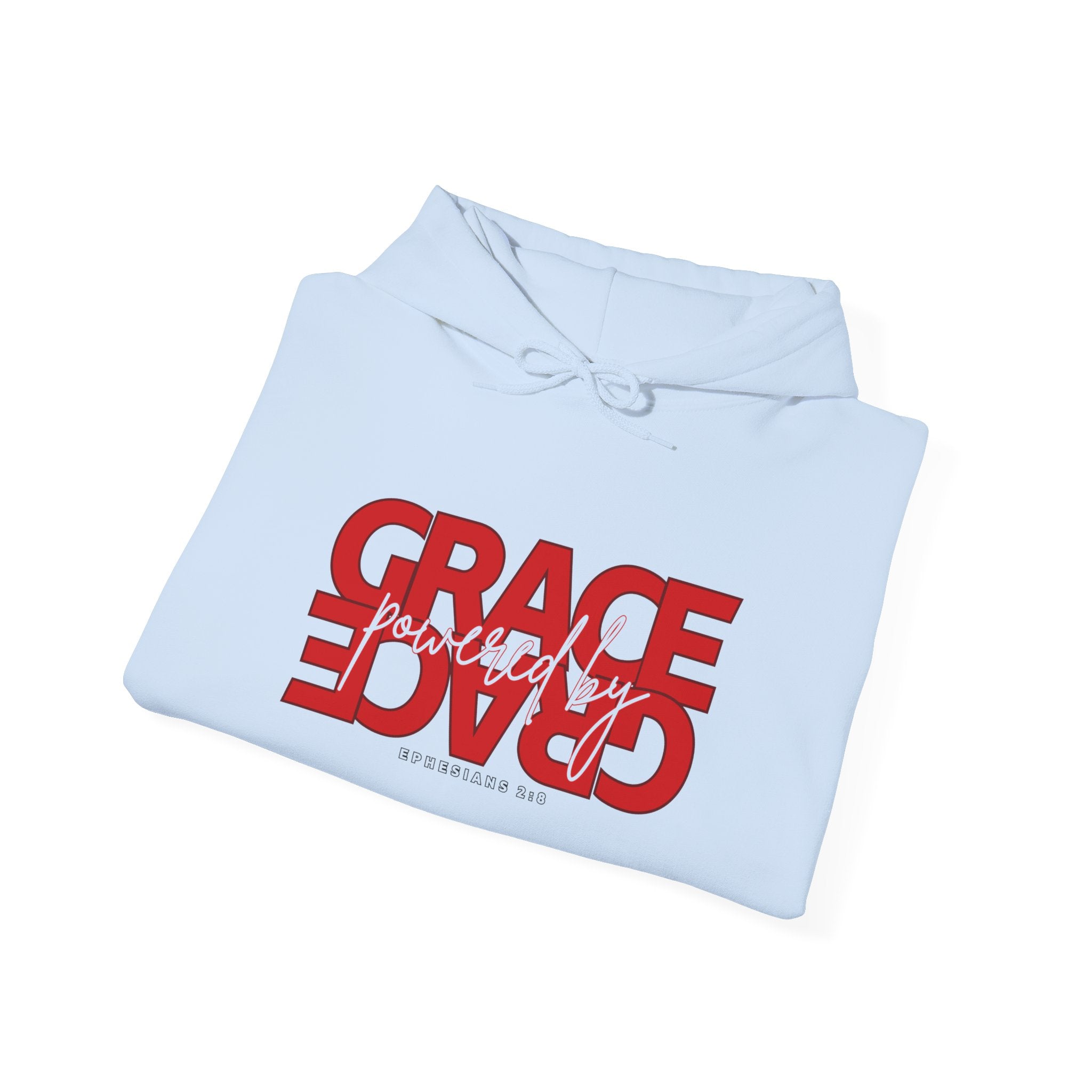 Grace Reversed Hoodie — Faith-Inspired Graphic Sweatshirt