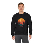Filipino Crewneck Sweatshirt "Proud to Be Pinoy" Retro Sunset Pullover, Philippines Pride Apparel, Heritage Graphic Sweatshirt