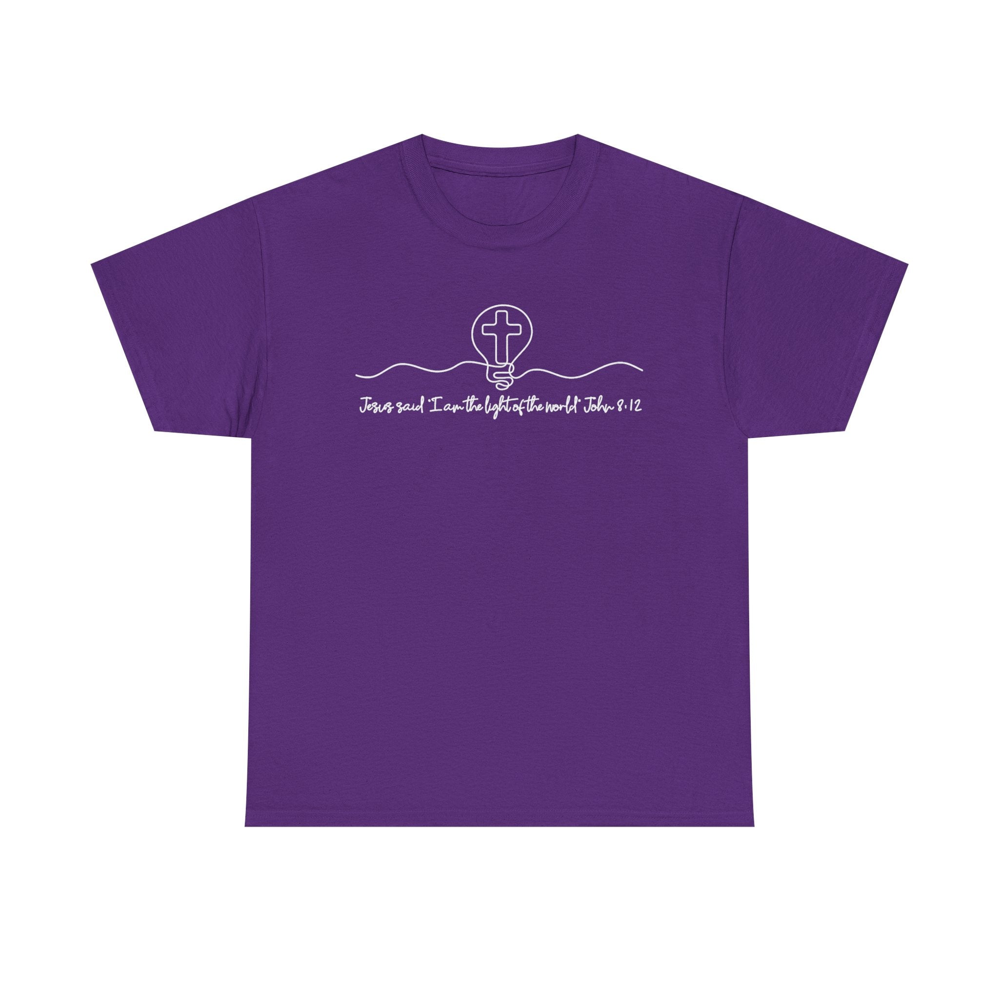 Christian Cross Graphic Tee — "Jesus and I Live By Faith" Inspirational Bible Verse Shirt