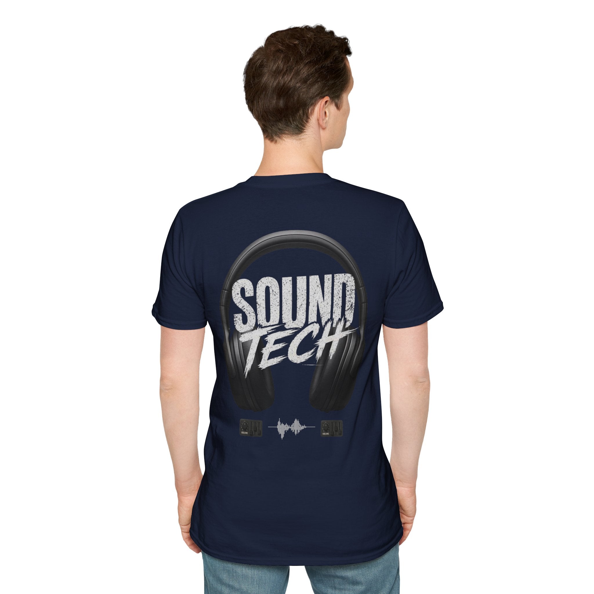 Sound Tech T‑Shirt — Minimalist Crew Neck Tee