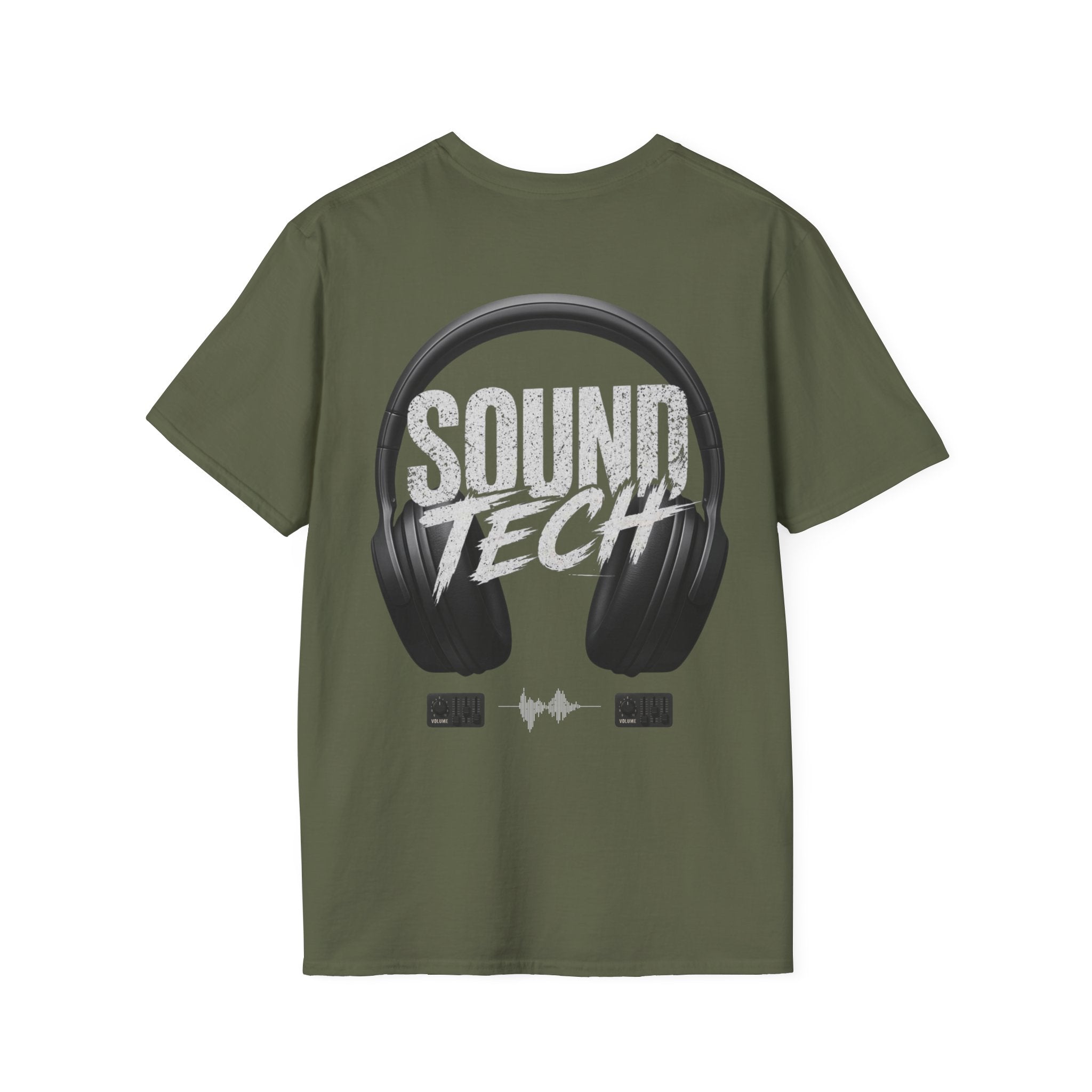 Sound Tech T‑Shirt — Minimalist Crew Neck Tee
