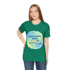 Homeschool Mode Tee — "Always On" Watercolor Kids & Parent Homeschool Shirt