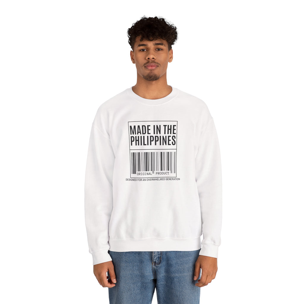 Made in the Philippines Sweatshirt — Barcode Pride Crewneck