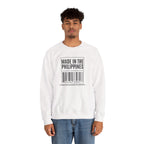 Made in the Philippines Sweatshirt — Barcode Pride Crewneck