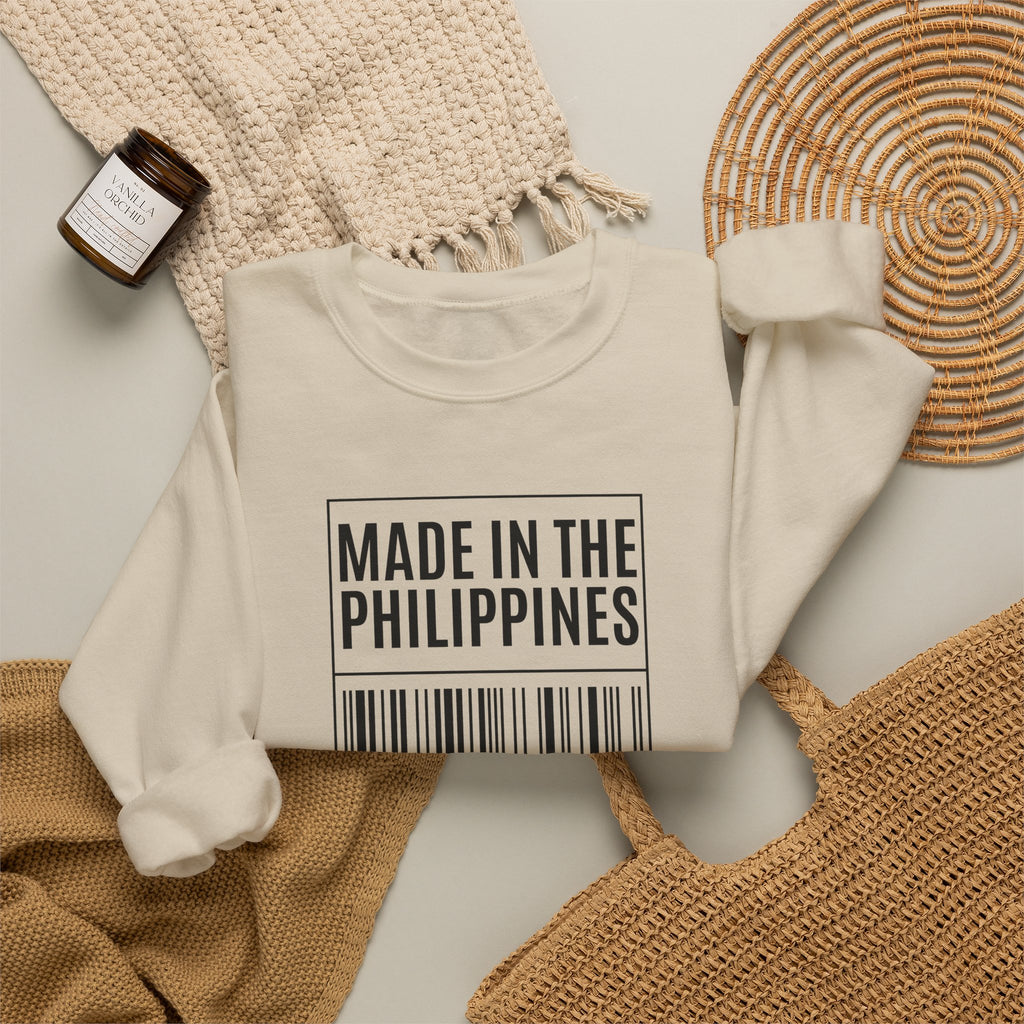 Made in the Philippines Sweatshirt — Barcode Pride Crewneck