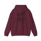 Made in the Philippines Hoodie — Barcode Graphic Back Print