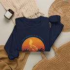 Filipino Crewneck Sweatshirt "Proud to Be Pinoy" Retro Sunset Pullover, Philippines Pride Apparel, Heritage Graphic Sweatshirt
