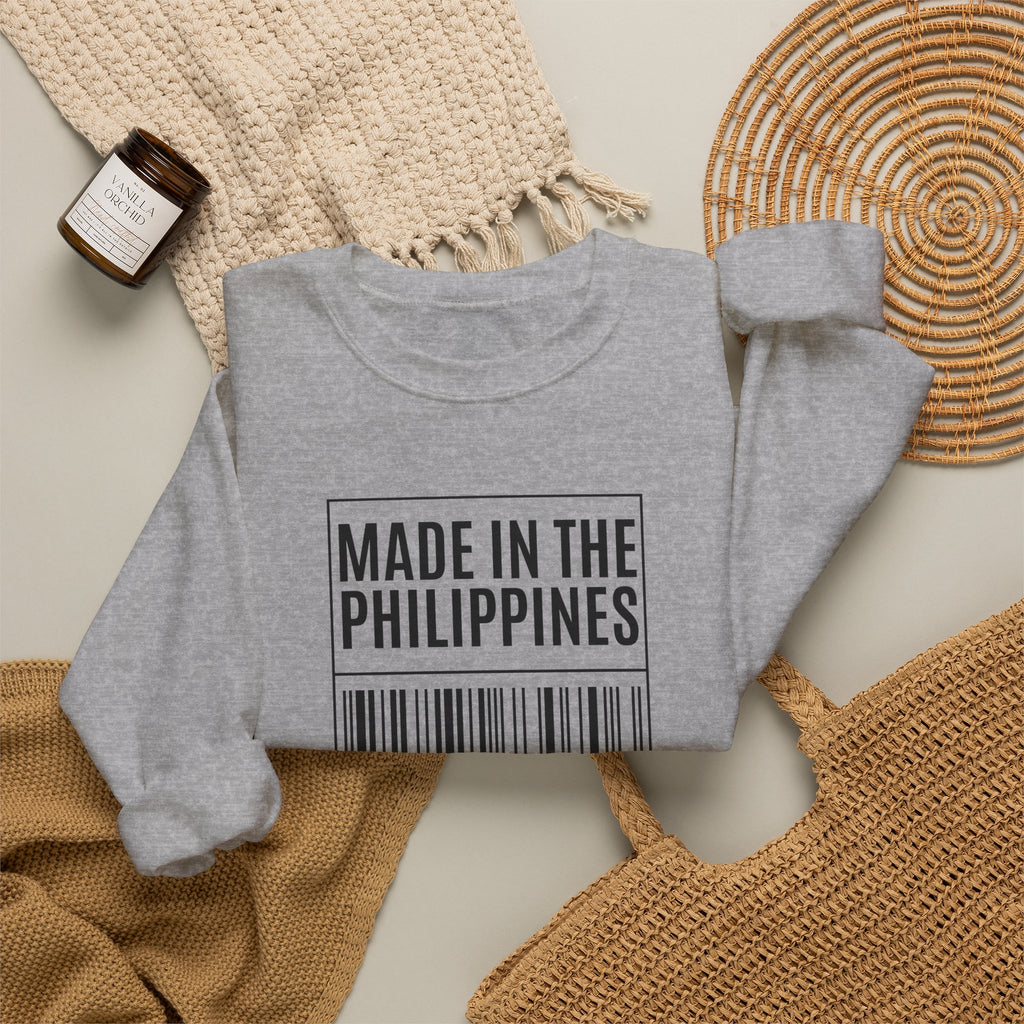 Made in the Philippines Sweatshirt — Barcode Pride Crewneck