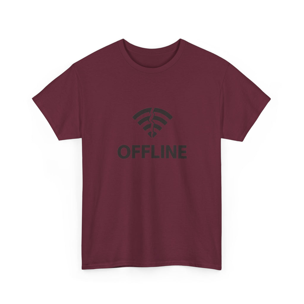 Christian 'Offline' Tee — Back Print: "Go Into Your Room, Close the Door and Pray"
