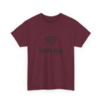 Christian 'Offline' Tee — Back Print: "Go Into Your Room, Close the Door and Pray"
