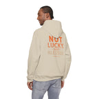 Not Lucky Just Blessed Hoodie — Faith-Based Inspirational Pullover