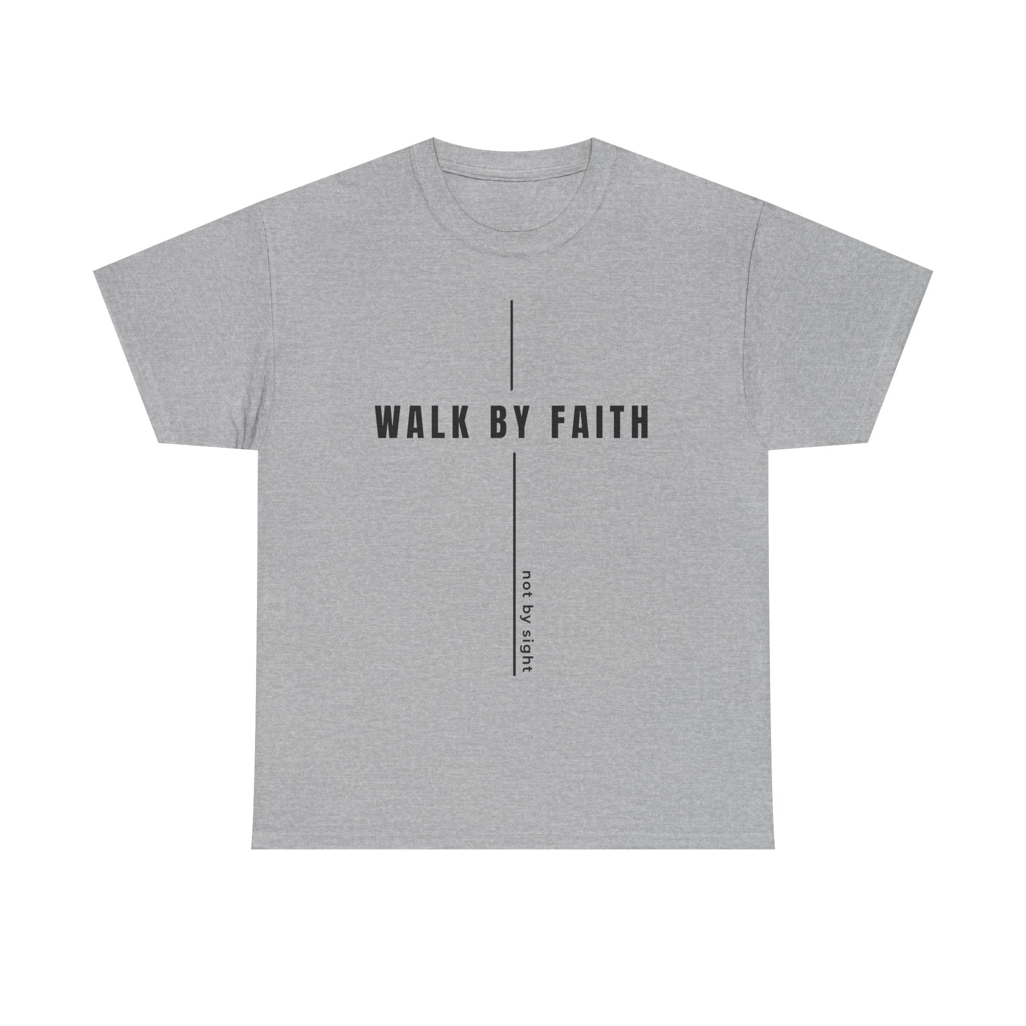 Christian 'Walk By Faith' Tee — Inspirational Faith T-Shirt