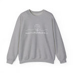 Christian Crewneck Sweatshirt "I AM the Light" Cross Pullover, John 8:12 Scripture Apparel, Faith Graphic Sweatshirt