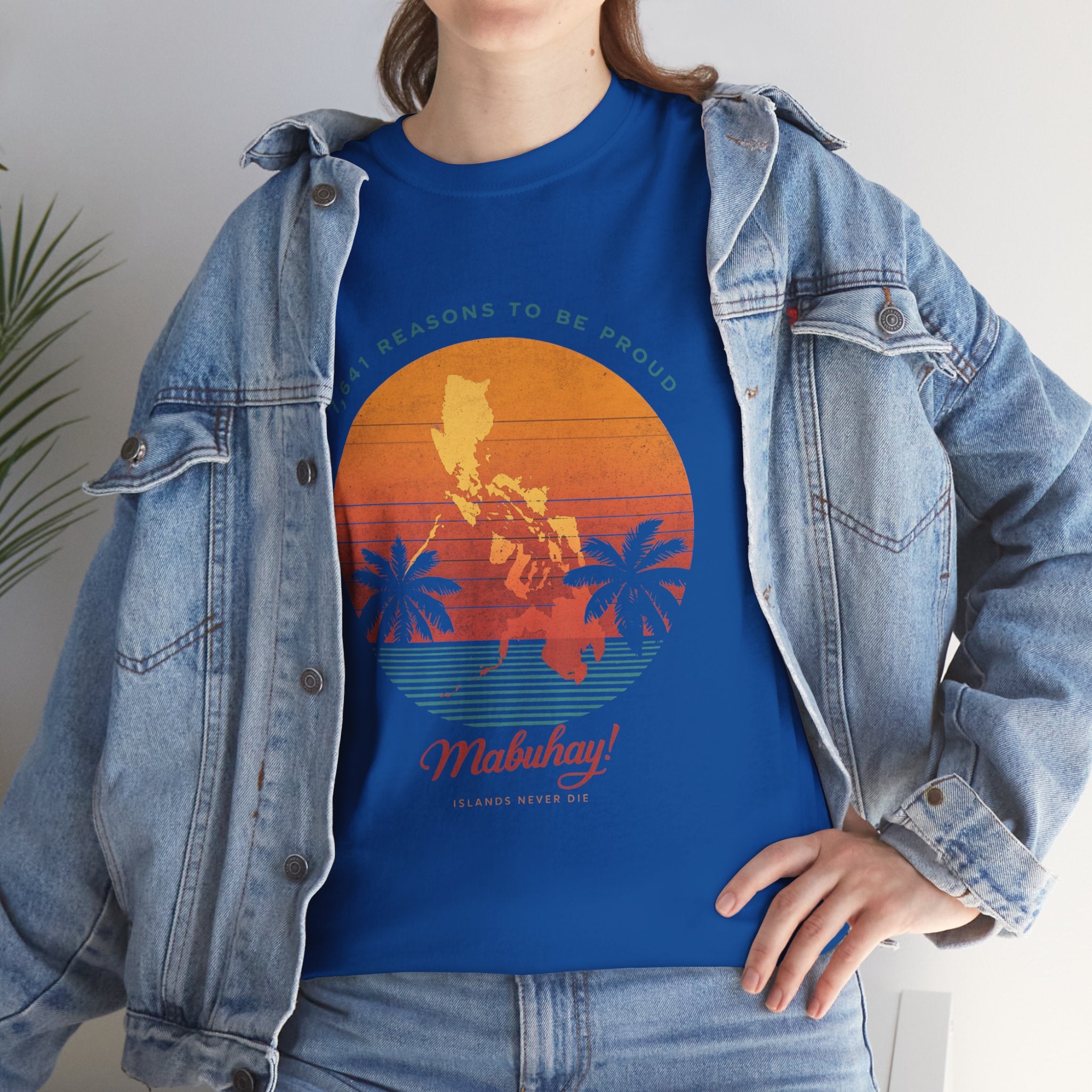 T-Shirt - 'Mabuhay' Tropical Sunset Philippines Pride Tee