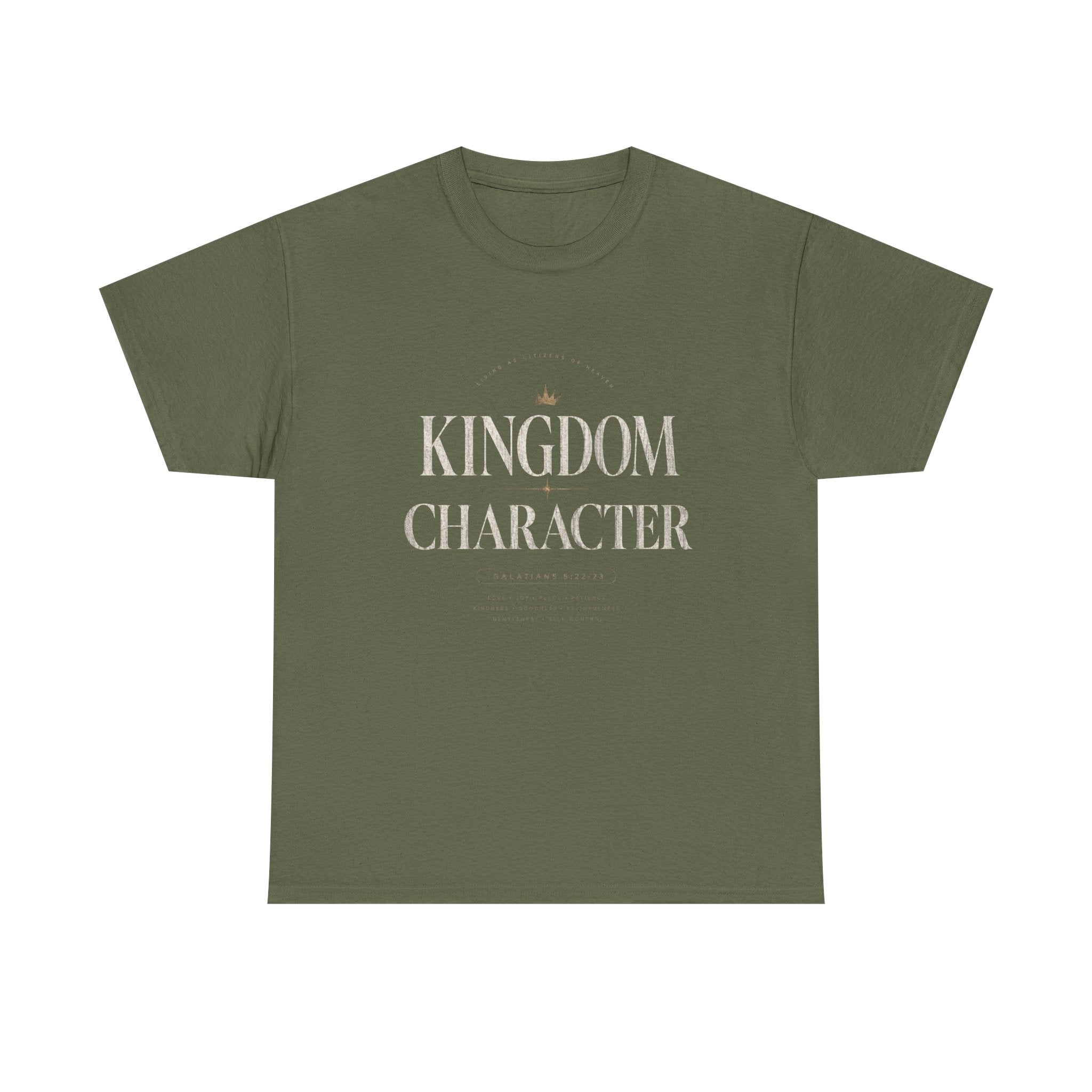 Kingdom Character T-Shirt — Minimalist Faith Graphic Tee