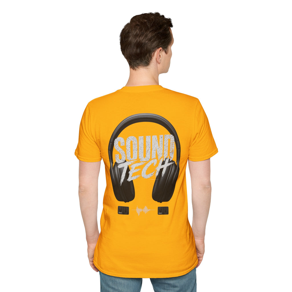 Sound Tech T‑Shirt — Minimalist Crew Neck Tee