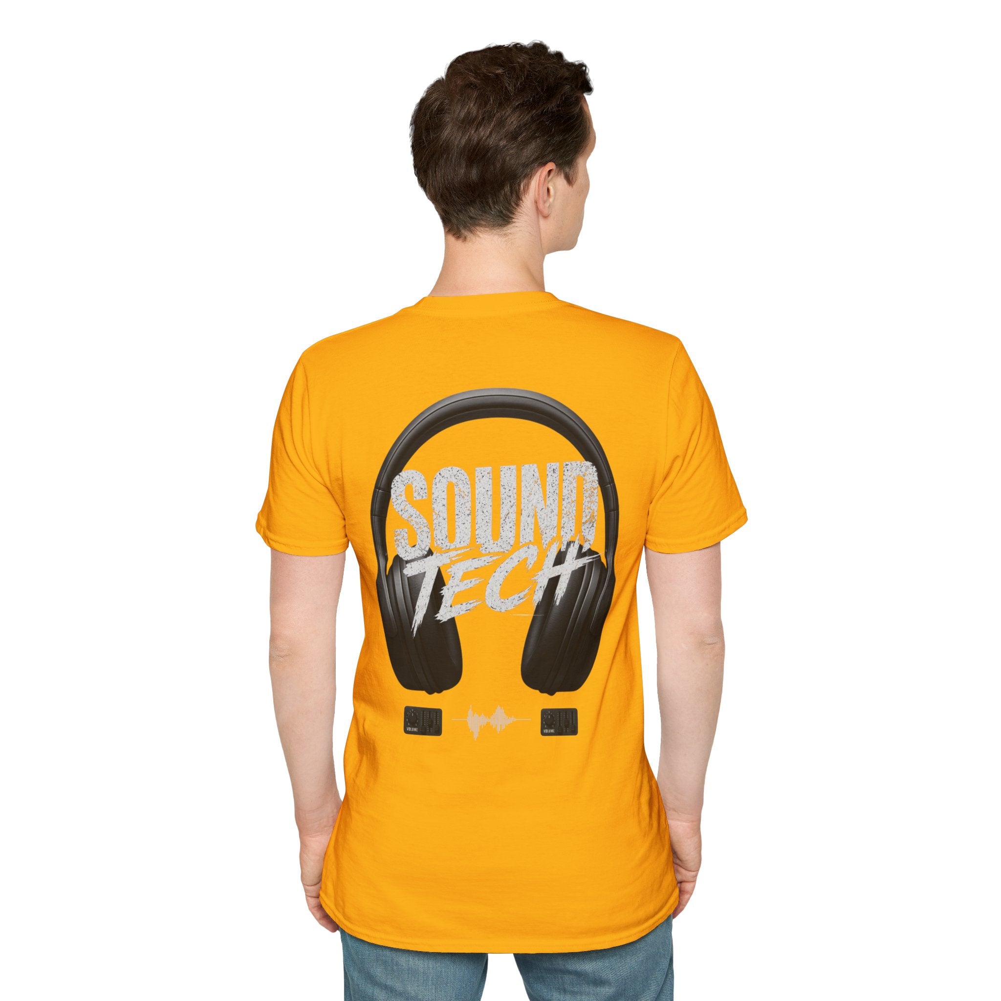 Sound Tech T‑Shirt — Minimalist Crew Neck Tee